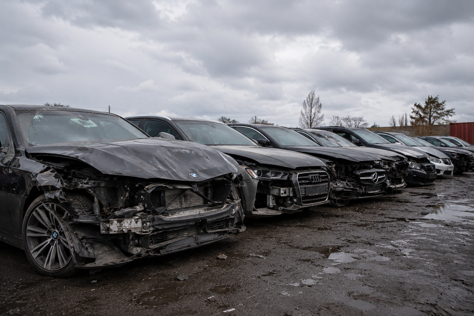 Areas we cover in Leeds damaged car collection